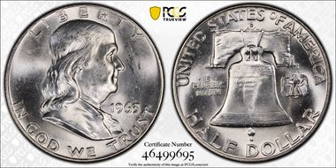 1963-D 50C MS63FBL