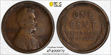 1909-S VDB 1C VF20BN