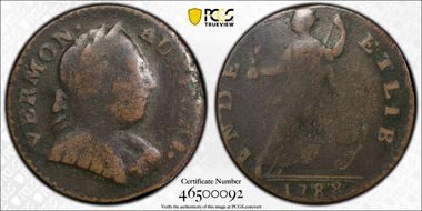 1788 VT 1/2P Bust Right, RR-36 G6BN