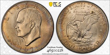 1971 $1 MS66