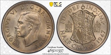 1947 1/2 Cr S-4101 MS64
