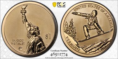 2022-S $1 American Innovation VT Rev PR Snowboarding PR69