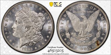 1885 $1 MS63