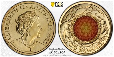 2022-C $2 Honey Bee Colorized MS67