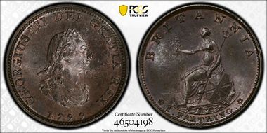 1799 1/4D S-3779 MS64BN