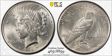 1927 $1 MS62
