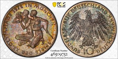 1972-F 10 Mk Athletes MS63