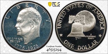 1976-S $1 Clad Type 2 PR69DCAM