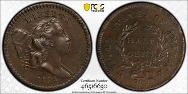 1794 1/2C MS62BN