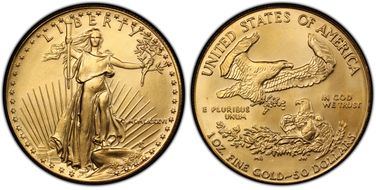 1986 $50 Gold Eagle MS68