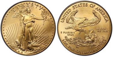1999 $50 Gold Eagle MS69
