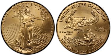 1999 $50 Gold Eagle MS69