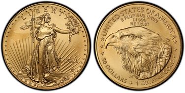 2021 $50 Gold Eagle - Type 2 MS69