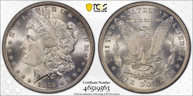 1879-O $1 MS66