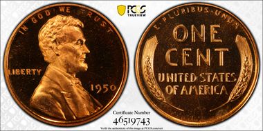 1950 1C PR66CAM