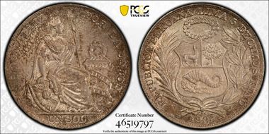 1934 Sol KM-218.2  Ag MS64