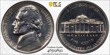 1940 5C Reverse of 1940 PR67