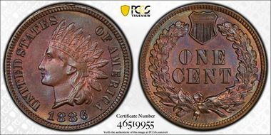 1886 1C Type 1 MS64BN
