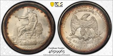 1875-S T$1 MS63