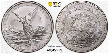 1997-Mo Onza Libertad Ag MS69