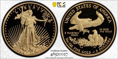 2011-W $5 Gold Eagle PR70DCAM