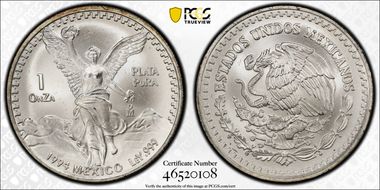 1994-Mo Onza Libertad Ag MS68