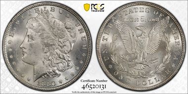 1880 $1 VAM 10, 8/7 Bit MS63