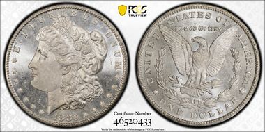 1880-CC $1 8/High 7 MS66