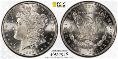 1889-S $1 MS65