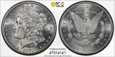 1881-S $1 MS64