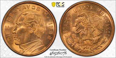 1959-Mo 10C KM-433 MS66RD