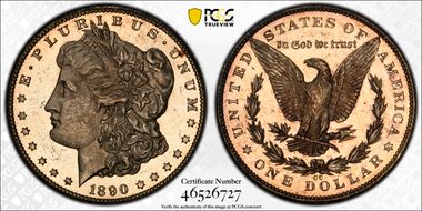 1890-CC $1 MS63PL