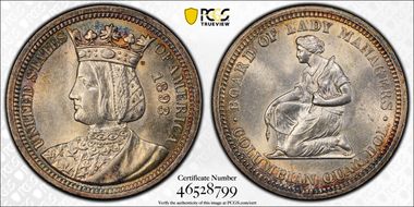 1893 25C Isabella MS62