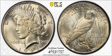 1926 $1 MS64