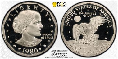 1980-S SBA$1 PR69DCAM