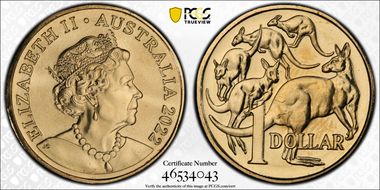 2022 $1 MS68