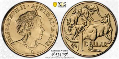 2022 $1 MS68