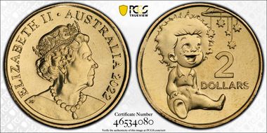 2022 $2 Indigenous Baby - Baby Set MS68