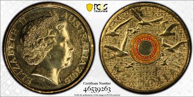 2015 $2 Remembrance-Flanders Fields Colorized MS66