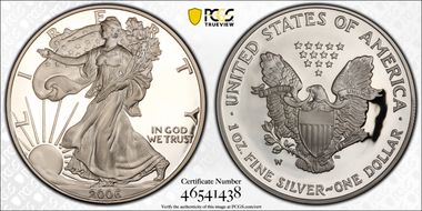 2006-W $1 Eagle-20th Anniversary PR70DCAM