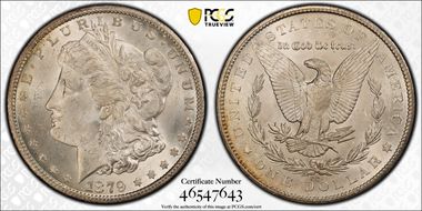 1879-CC $1 Capped Die MS64+ 