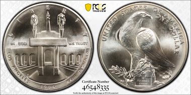 1984-P $1 Olympic MS69