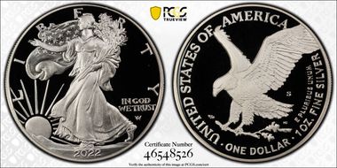 2022-S $1 Silver Eagle PR69DCAM