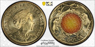 2022 $2 Honey Bee Colorized MS65