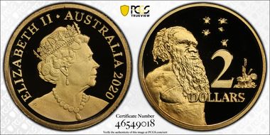 2020 $2 6th Portrait PR70DCAM