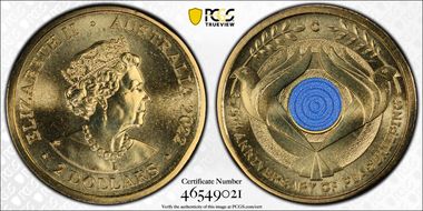 2022-C $2 Peacekeeping Colorized MS68