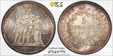1877-A 5 Fr Gad-745a F-334 N1