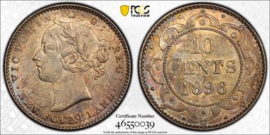 1896 10C AU55