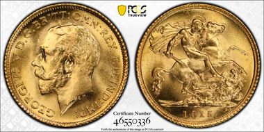 1915-S 1/2 Sov S-4009 MS66