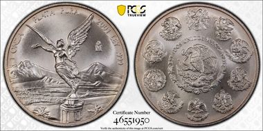 2001-Mo Onza Libertad Ag MS68